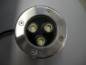 Preview: Bodeneinbauleuchte 3x1 Watt Neutral Weiss,4000K, 12Volt, 1156