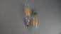 Preview: Led Fadenkerze E 14, 5 Watt,klar, 4000K ,dimmbar  3581