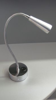 Wandleuchte, 3 W warm weiß mit Schwanenhals, 1667