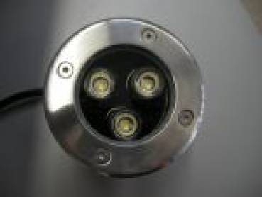 Bodeneinbauleuchte 3x1 Watt Neutral Weiss,4000K, 12Volt, 1156