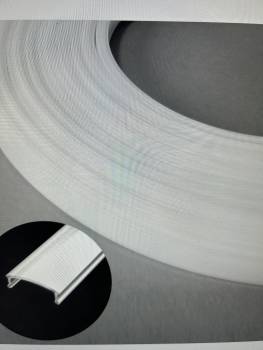 Abdeckungen opal Typ 1,  bis 20 Meter in einem möglich. Preis pro Meter
