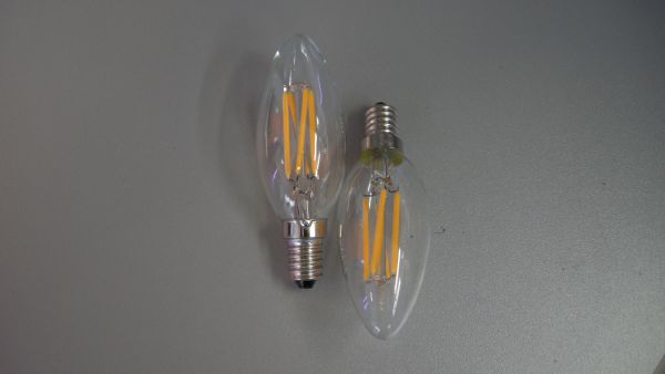 Led Fadenkerze E 14, 5 Watt,klar, 4000K ,dimmbar  3581