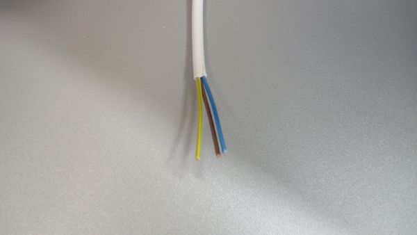 Kabel 3 x 0,75 weiß,2773
