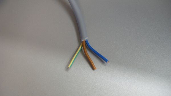 Kabel 3 x 1mm Grau,2771