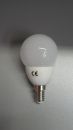 Led Kugellampe E 14, 4 Watt, matt, warm weiß, 3180